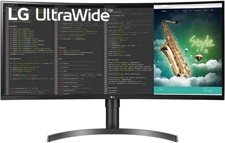 LG 35WN65C-B 35" Curved UltraWide QHD HDR Monitor