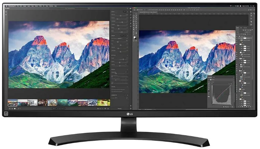 LG 34WL750-B 21:9 UltraWide™ WQHD IPS HDR10 3-Side Virtually Borderless Monitor 34"